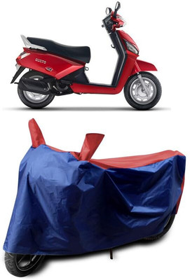 KEDIT Two Wheeler Cover for Mahindra(Gusto, Red, Blue)