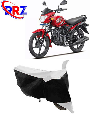 RRZ Waterproof Two Wheeler Cover for Suzuki(Hayate, Black, White)