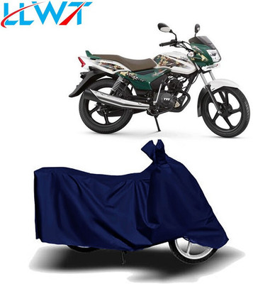 DeepShakshi AUTOMOTIVE Waterproof Two Wheeler Cover for TVS(Star City Plus, Blue)