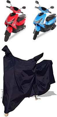 Amexride Two Wheeler Cover for Ampere(Reo Elite, Black)