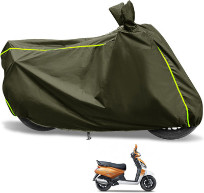 Euro Care Waterproof Two Wheeler Cover for Mahindra(Gusto, Green)