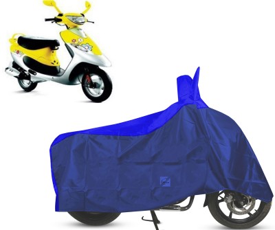 EGAL Waterproof Two Wheeler Cover for TVS(Scooty Pep Plus, Blue)