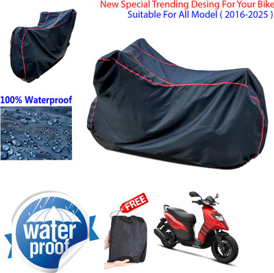 AUTOCAD Waterproof Two Wheeler Cover for Aprilia(Storm 125, Black)