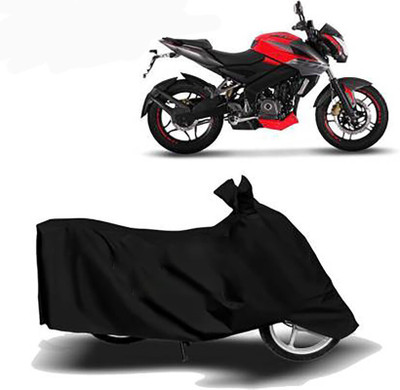 MMSSTAR Waterproof Two Wheeler Cover for Bajaj(Pulsar 200 NS DTS-i, Black)