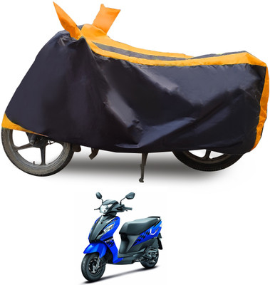 Euro Care Waterproof Two Wheeler Cover for Suzuki(Let's, Orange)