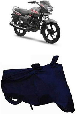 KEDIT Two Wheeler Cover for TVS(Star City Plus, Blue)
