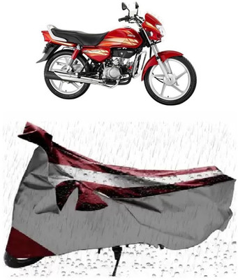 MISSION COLLECTION Waterproof Two Wheeler Cover for Hero(HF Deluxe, Maroon)