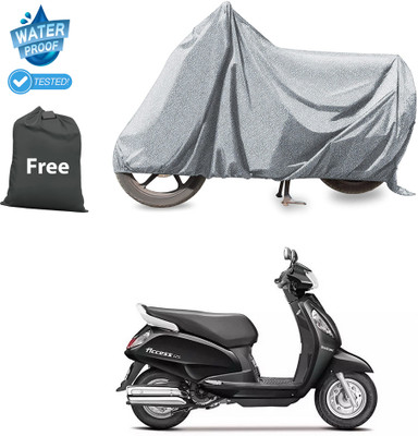 CODOKI Waterproof Two Wheeler Cover for Suzuki(Access 125, Silver)