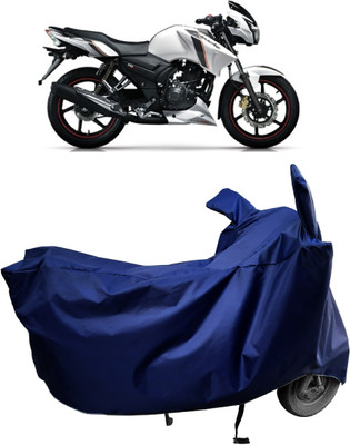 Amexride Two Wheeler Cover for TVS(Apache 150, Blue)