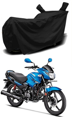 MMSSTAR Waterproof Two Wheeler Cover for Hero(Glamour Programmed FI BS6, Black)