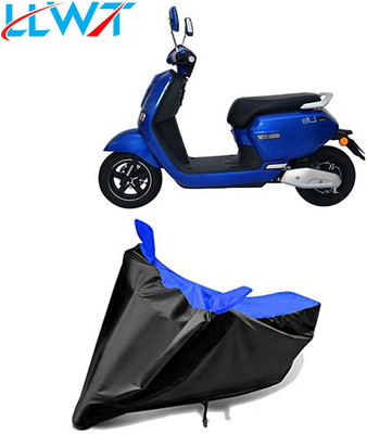 KPIND Waterproof Two Wheeler Cover for Okinawa(Lite, Black, Blue)