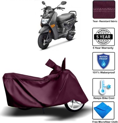 MISSION COLLECTION Waterproof Two Wheeler Cover for Honda(Dazzler, Maroon)