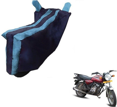Mdstar Waterproof Two Wheeler Cover for Bajaj(Boxer, Black, Blue)