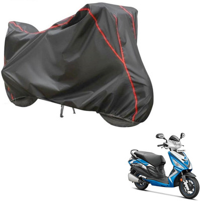 Love Me Two Wheeler Cover for Hero(Maestro Edge, Grey, Red)