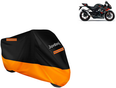 Juvdoxj Waterproof Two Wheeler Cover for Suzuki(GSX, Orange)