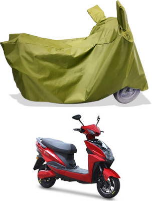 Amexride Two Wheeler Cover for Techo Electra(Raptor BS6, Maroon)
