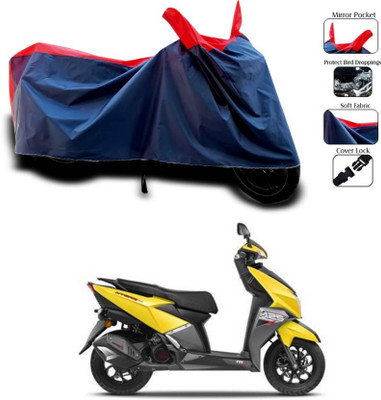 KEDIT Two Wheeler Cover for TVS(Ntorq 125, Red, Blue)