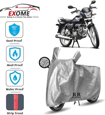 EXOME Two Wheeler Cover for Hero(Splendor Pro, Silver)