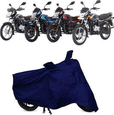 AUTOCAD Waterproof Two Wheeler Cover for Bajaj(Platina 100 DTS-i, Blue)