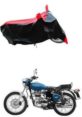 VESMEI Two Wheeler Cover for Royal Enfield(Electra Delux, Red)