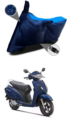 RRZ Two Wheeler Cover for Honda(Activa 6G, Blue, Blue)