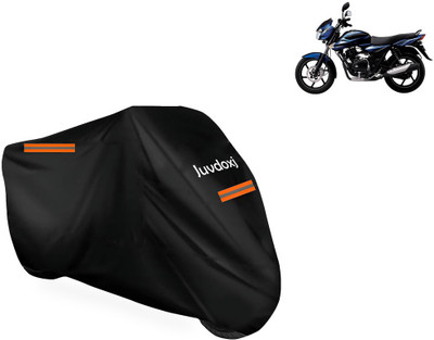Juvdoxj Waterproof Two Wheeler Cover for Bajaj(Discover 135, Black)