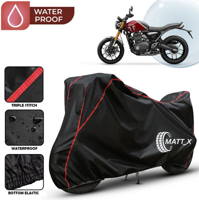 MATT_X Waterproof Two Wheeler Cover for Triumph(Speed Twin, Multicolor, Black, Red)