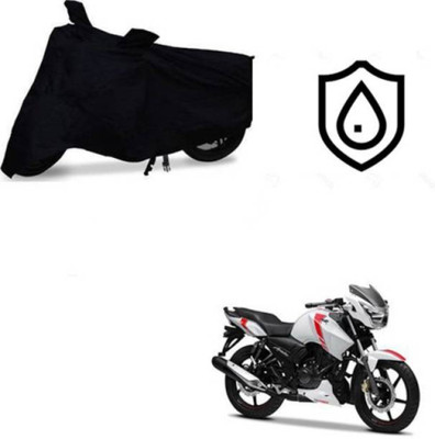 RAAMKM Two Wheeler Cover for Hero(Glamour i3s, Black)