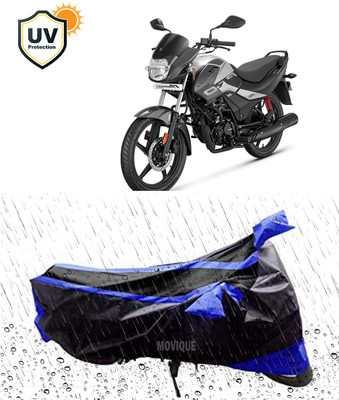 MOVIQUE Waterproof Two Wheeler Cover for Hero(Passion Pro i3S, Black)