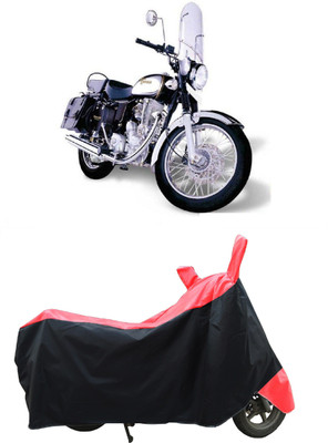 Coxtor Two Wheeler Cover for Royal Enfield(Machismo 350, Red)