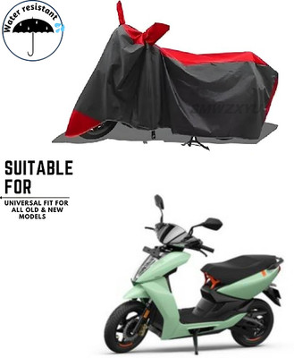 smwzxyu Waterproof Two Wheeler Cover for Ather(Red, Black)