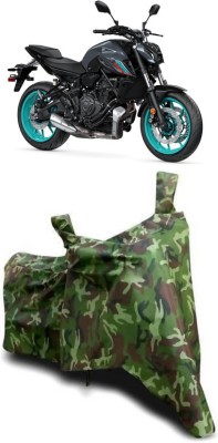 ATBROTHERS Waterproof Two Wheeler Cover for Yamaha(MT 07 BS6, Multicolor, Green)