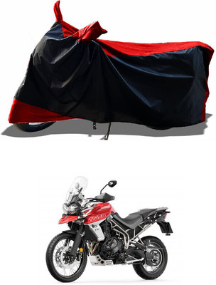 DeepShakshi AUTOMOTIVE Waterproof Two Wheeler Cover for Triumph(Tiger 800 XCA, Red)