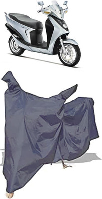 Amexride Two Wheeler Cover for Hero(Leap Hybrid SES BS6, Grey)