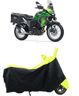 Coxtor Waterproof Two Wheeler Cover for Kawasaki(Versys-X 300, Yellow)