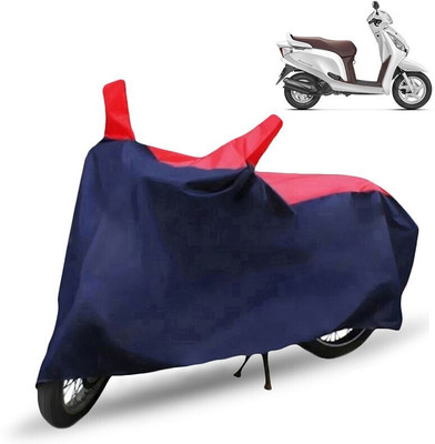 Mdstar Waterproof Two Wheeler Cover for Honda(Aviator, Red, Blue)