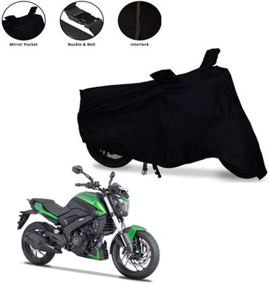 Aamaya Store Waterproof Two Wheeler Cover for Bajaj(Dominar 400, Black)