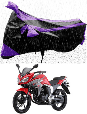 Mdstar Waterproof Two Wheeler Cover for Yamaha(Fazer-FI, Purple, Black)