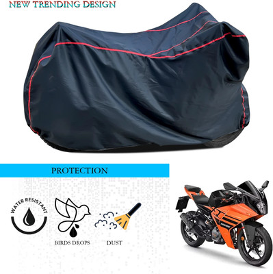 SnehaSales Waterproof Two Wheeler Cover for KTM(RC 125, Black)
