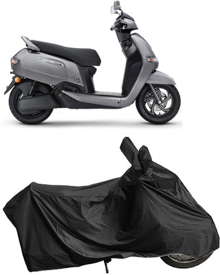 DIGGU Two Wheeler Cover for TVS(iQube Electric, Black)