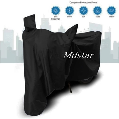 MMSSTAR Waterproof Two Wheeler Cover for Bajaj(Fusion, Black)