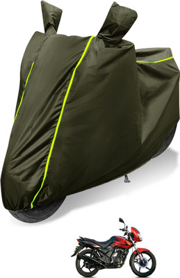 Auto Hub Waterproof Two Wheeler Cover for TVS(Flame 125, Green)