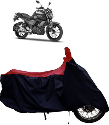 KEDIT Two Wheeler Cover for Yamaha(FZ-Fi Version 3.0, Red, Black)