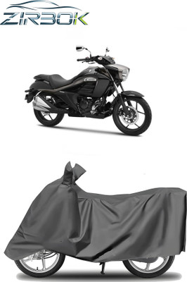 ZIRBOK Waterproof Two Wheeler Cover for Suzuki(intruder 150, Grey)