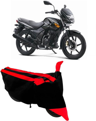 SK AUTO Two Wheeler Cover for TVS(Flame SR125, Red)