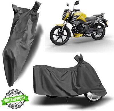 RAAMKM Waterproof Two Wheeler Cover for TVS(Raider, Grey)