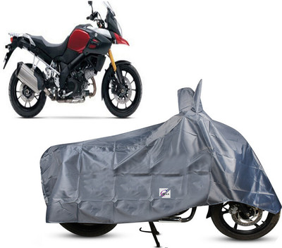 EGAL Waterproof Two Wheeler Cover for Suzuki(V Strom 1000, Grey)