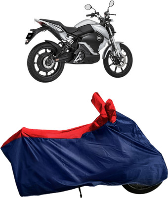 APNEK Waterproof Two Wheeler Cover for Revolt(RV Cafe Racer, Blue, Red)