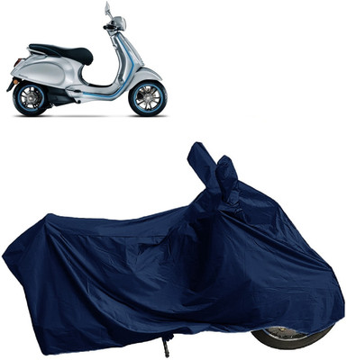 DIGGU Two Wheeler Cover for Vespa(Piaggio Elettrica, Blue)