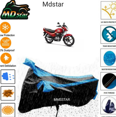Mdstar Waterproof Two Wheeler Cover for Vespa(VXL 125 BS6, Blue)